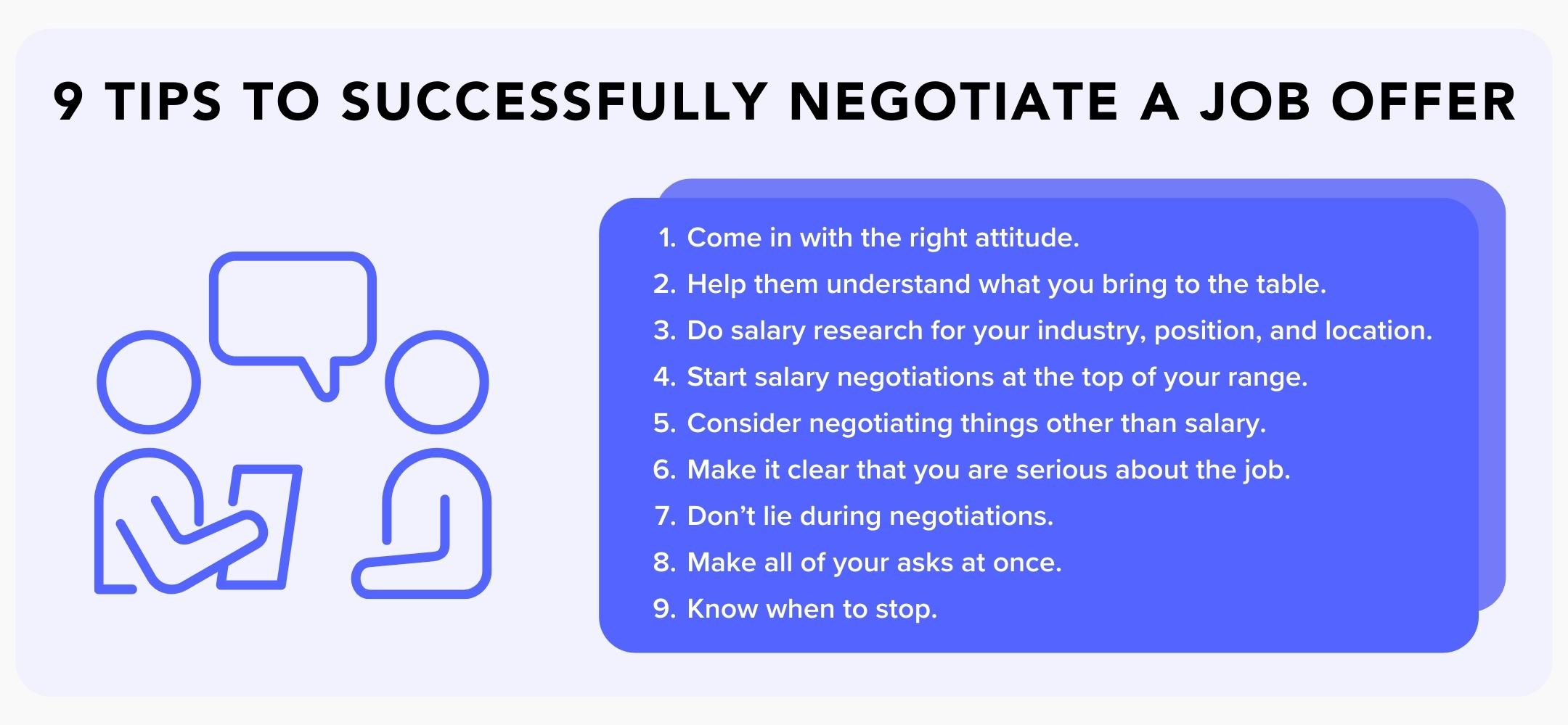 Negotiating Job Offers: Getting What You Deserve